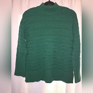 LOFT Forest Green Turtleneck Sweater